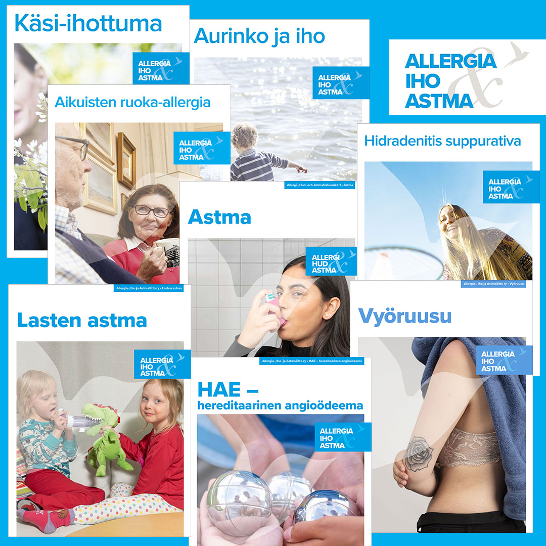 Löydät sivuiltamme ilmaiset oppaat astmasta, allergioista, atooppisesta ihottumasta sekä muista ihosairauksista mm. #Alopecia #EpidermylosisBullosa #SeborrooinenIhottuma  #Urtikaria #Vyöruusu Tutustu oppaisiimme👉allergia.fi/palvelut/mater… #astma #allergia #AtooppinenIhottuma