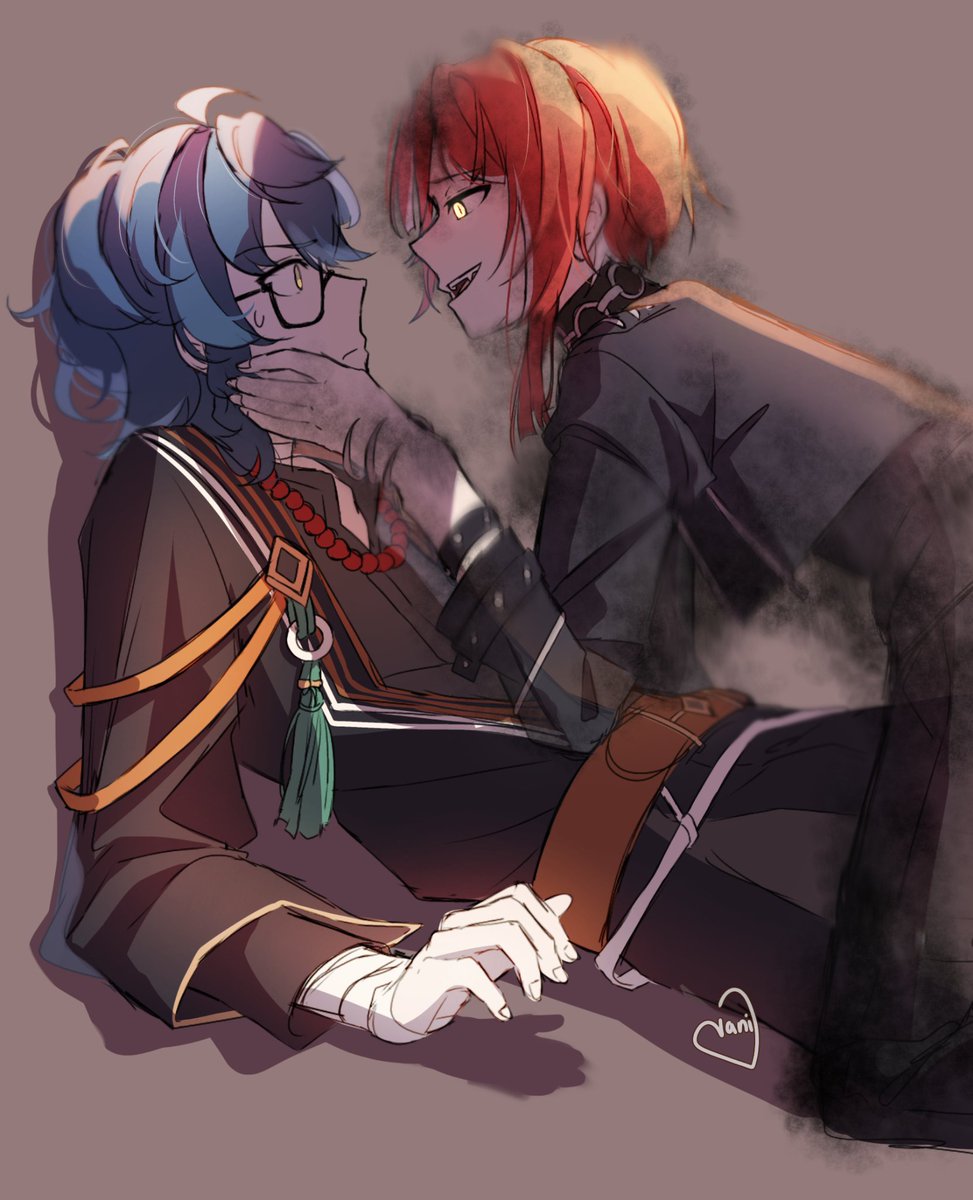 saraki_sb's tweet photo. yall fw the exorcist x demon troupe or nah

#あんスタ #enstars https://t.co/kfv8lCbwLX