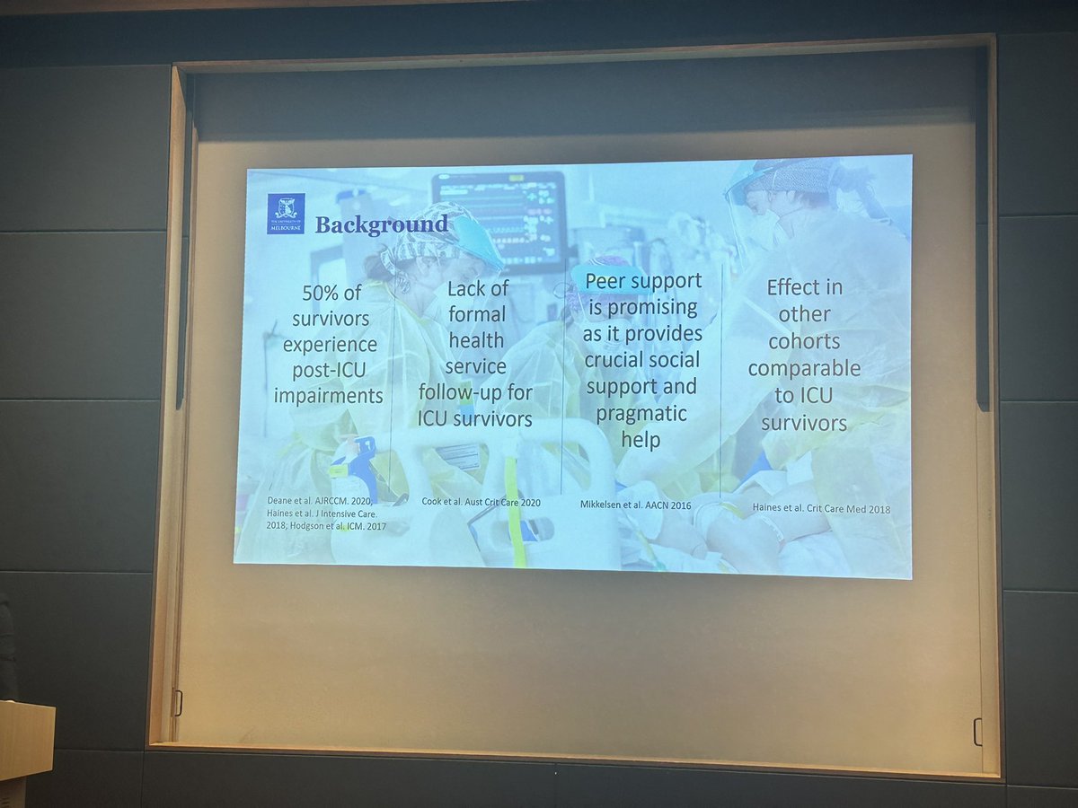 Austin Physiotherapy (@austinphysio) on Twitter photo Pleased to hear <a href="/HainesKimberley/">A/Prof Kimberley Haines</a> speak at todays Allied Health Research Symposium <a href="/Austin_Health/">Austin Health</a> for #ResearchFest24 on Peer Support for ICU survivors and her journey as a clinician researcher
#alliedhealthimpact #icurehab
<a href="/SueBerney/">Dr Sue Berney</a> Pleased to hear <a href="/HainesKimberley/">A/Prof Kimberley Haines</a> speak at todays Allied Health Research Symposium <a href="/Austin_Health/">Austin Health</a> for #ResearchFest24 on Peer Support for ICU survivors and her journey as a clinician researcher
#alliedhealthimpact #icurehab
<a href="/SueBerney/">Dr Sue Berney</a>