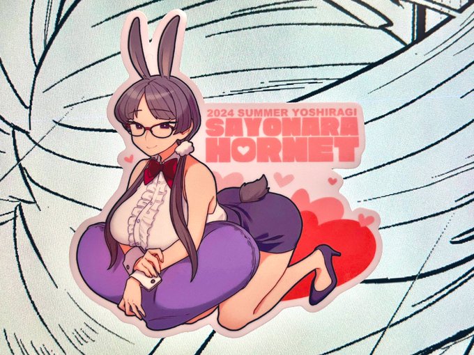 C104で新刊Tシャツセットにつけるステッカーが届いた!可愛くできた〜!!! 