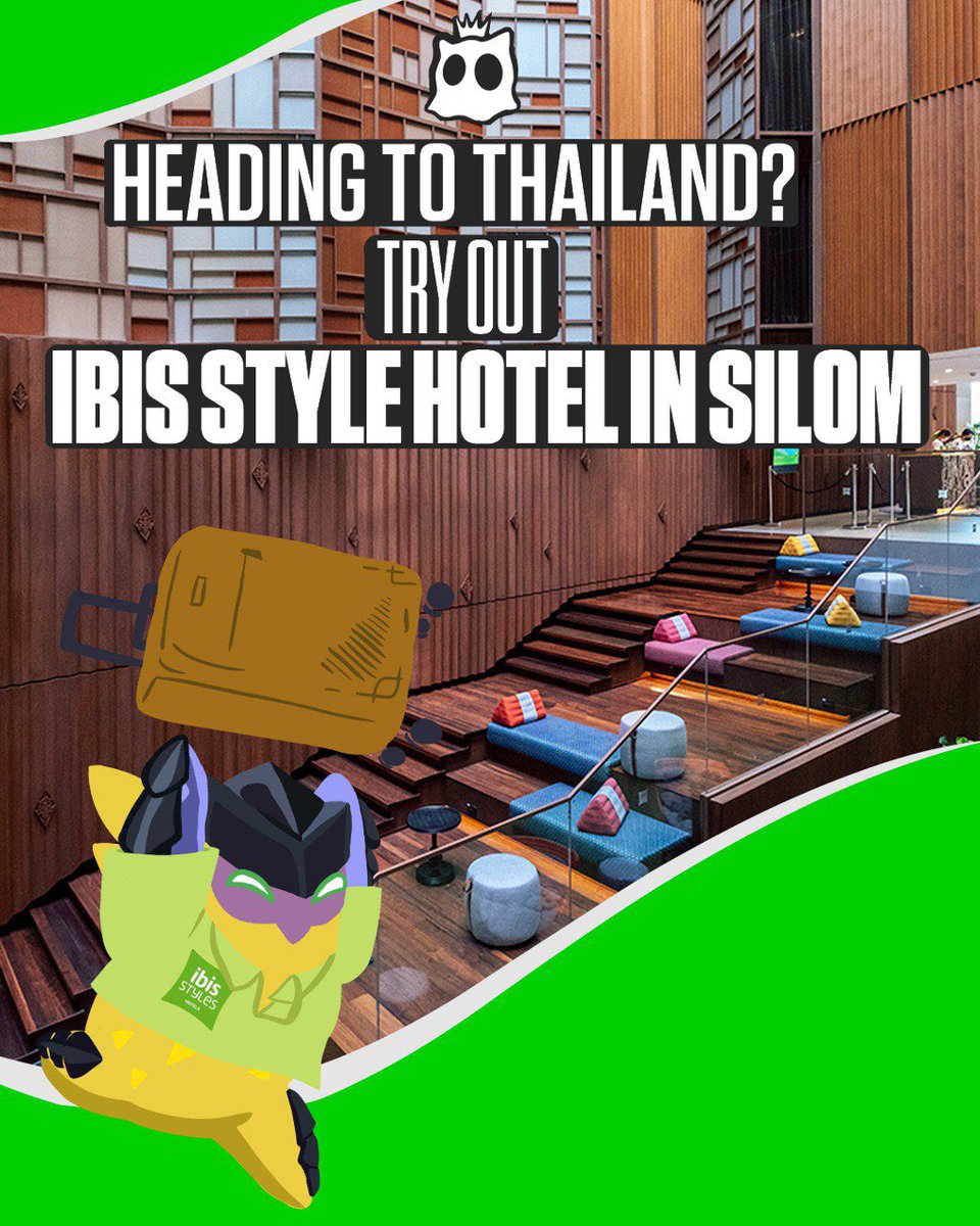 No stress. No worries. This new Ibis Bangkok in Silom flips your usual holiday upside down, making you feel right at home – if only your home was this cool 👀

🏨Ibis Style Bangkok Silom
Located in the heart of Bangkok’s central business district
#ECHOxIbis #IbisStyleBangkokSilom