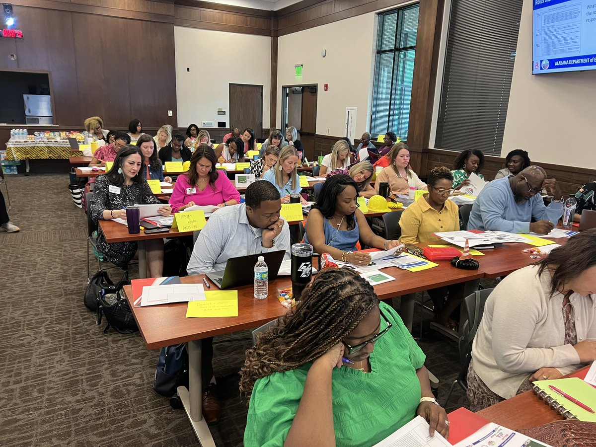 🚧 What an incredible ANA Day in Region 9! Our "Construction Zone" theme was the perfect backdrop for the important work we’re doing to build a strong foundation for student success in math across Alabama!