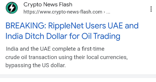 India becomes the first country to purchase oil using #XRP.

I am Giving away 100 XRP to one Lucky Followers (Just Follow and Retweet) 

Goodluck Everyone!!
