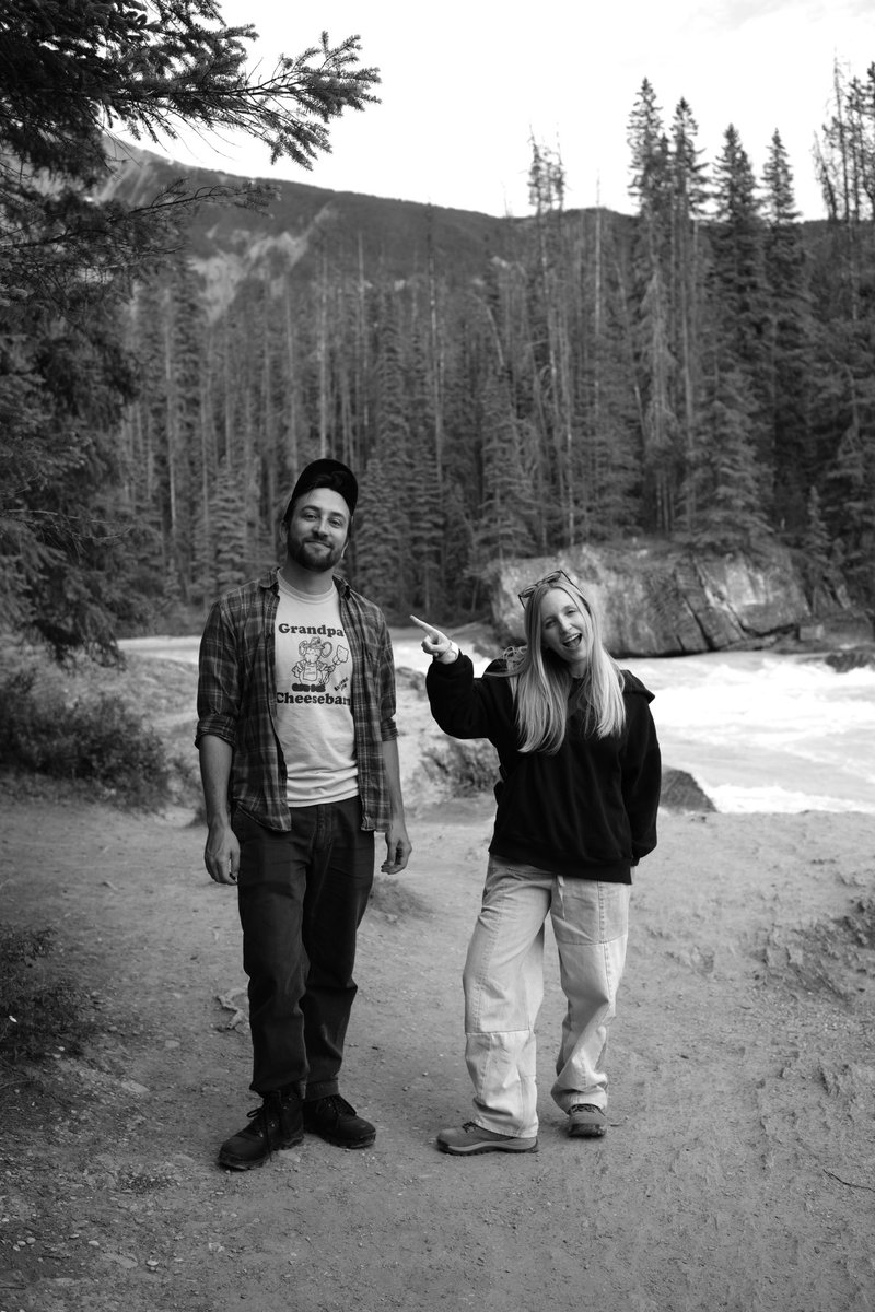 bts from banff ft. my husband who comes to every show, every trip, every drive 🍀