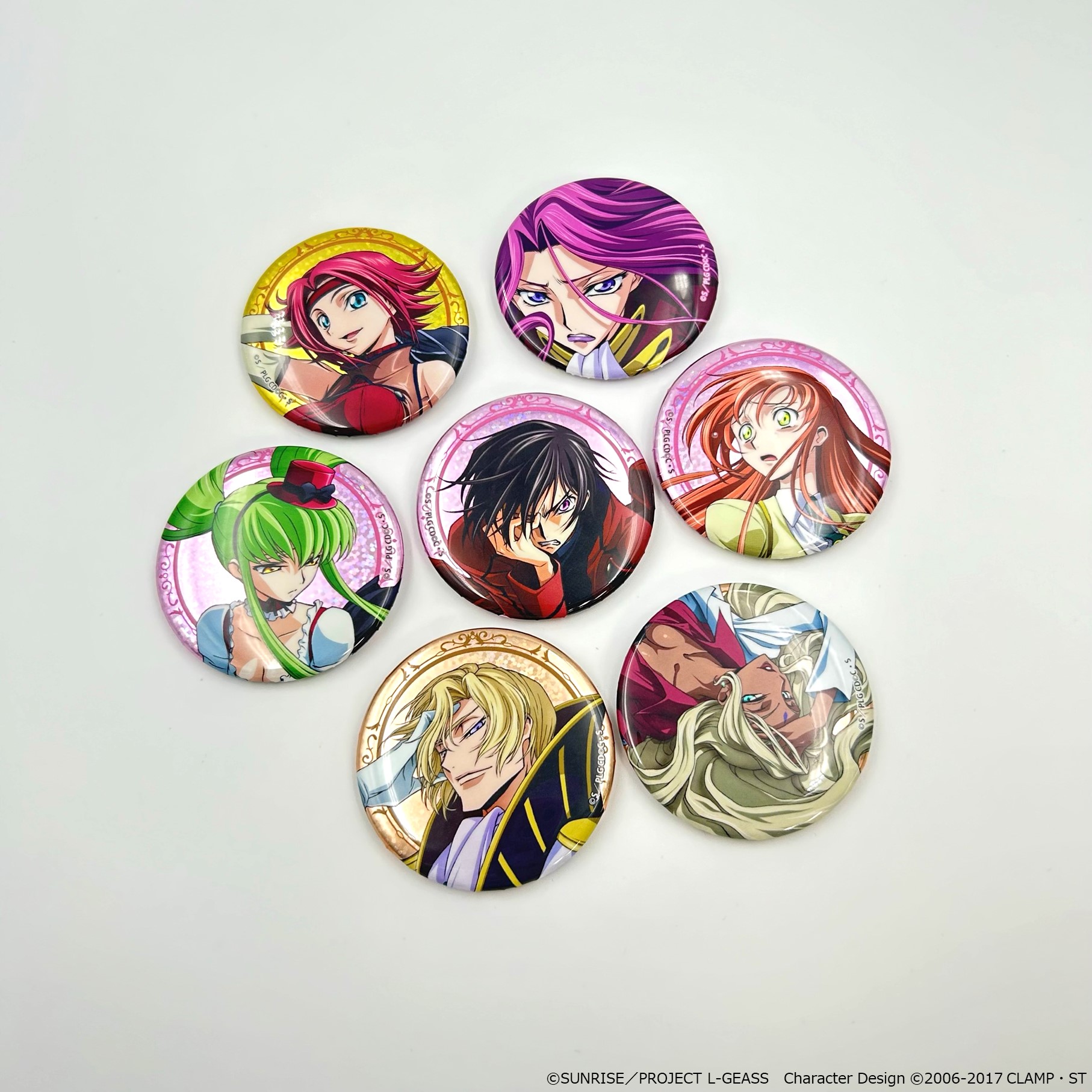 コードギアス反逆のルルーシュBlu-ray&DVDイラスト缶バッジ