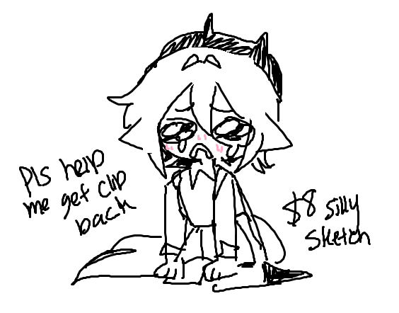 blackberritea's tweet photo. I tried to update my clip and lost my license someone I don't have contact with gave to me like 7+ years ago so I don't have a drawing software anymore

MS Doodles commissions are open until i have enough to buy a new copy, pls send help fugidfhg, i put them on vgen below https://t.co/bx4W7o0Im6