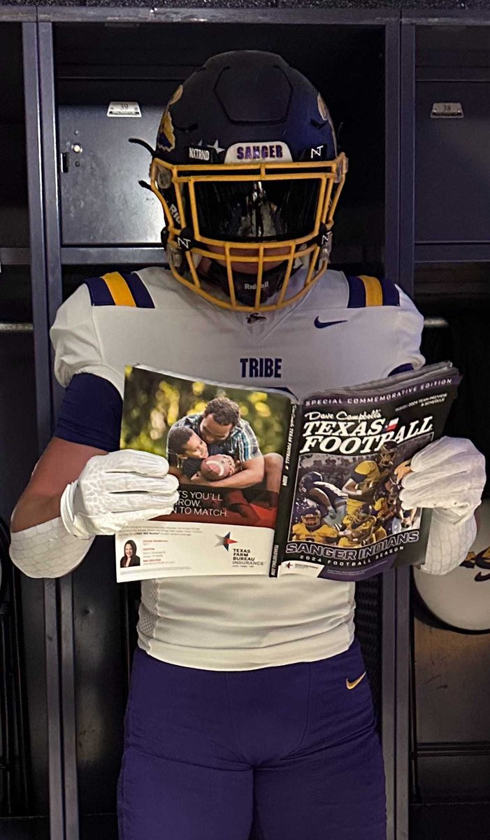 Good morning from <a href="/SangerFB/">Sanger Indian Football</a> &amp; <a href="/Thompson_Luke33/">Luke Thompson</a> 🫡

#txhsfb #dctf | 📸: <a href="/CoachChadRogers/">Chad Rogers</a>