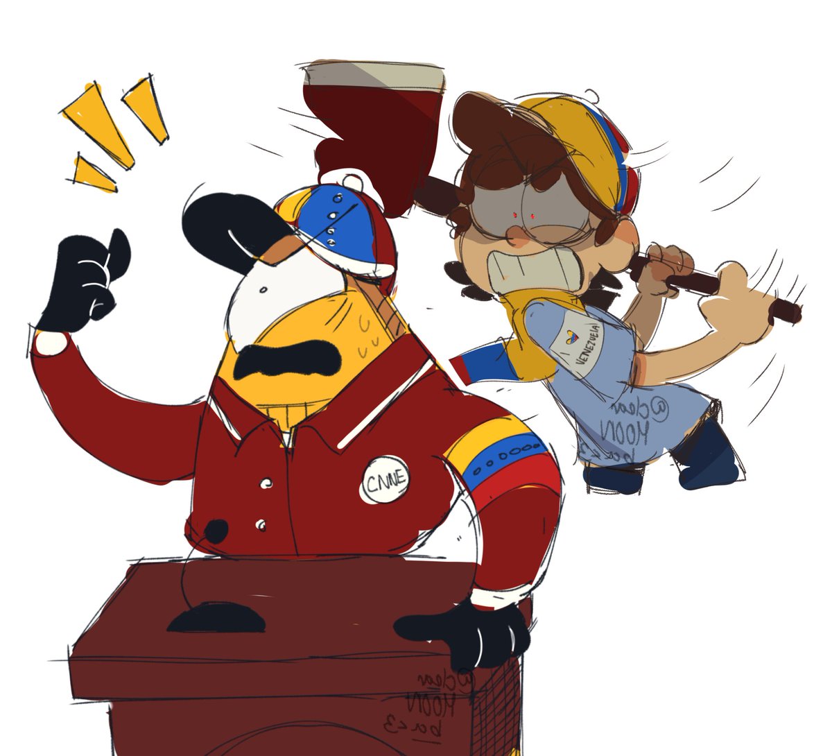 Venezuela y Gravity falls han sido lo que más ha hablado la gente estos dias
y no podía sacarme está idea de la cabeza 

#VivaVenezuelaLibreHastaElFinal 
#🇻🇪‼️🗣️