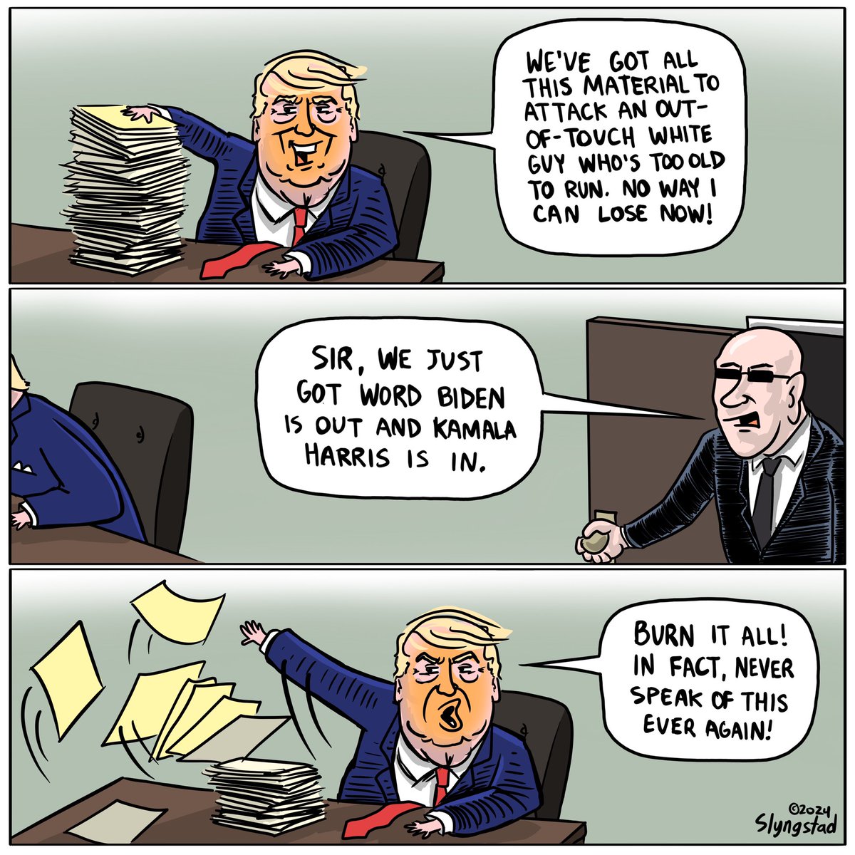 In one day the Trump campaign became the thing they sought to destroy. #KamalaHarris #Harris2024 #Kamala2024 #Election2024 #TrumpIsWeird