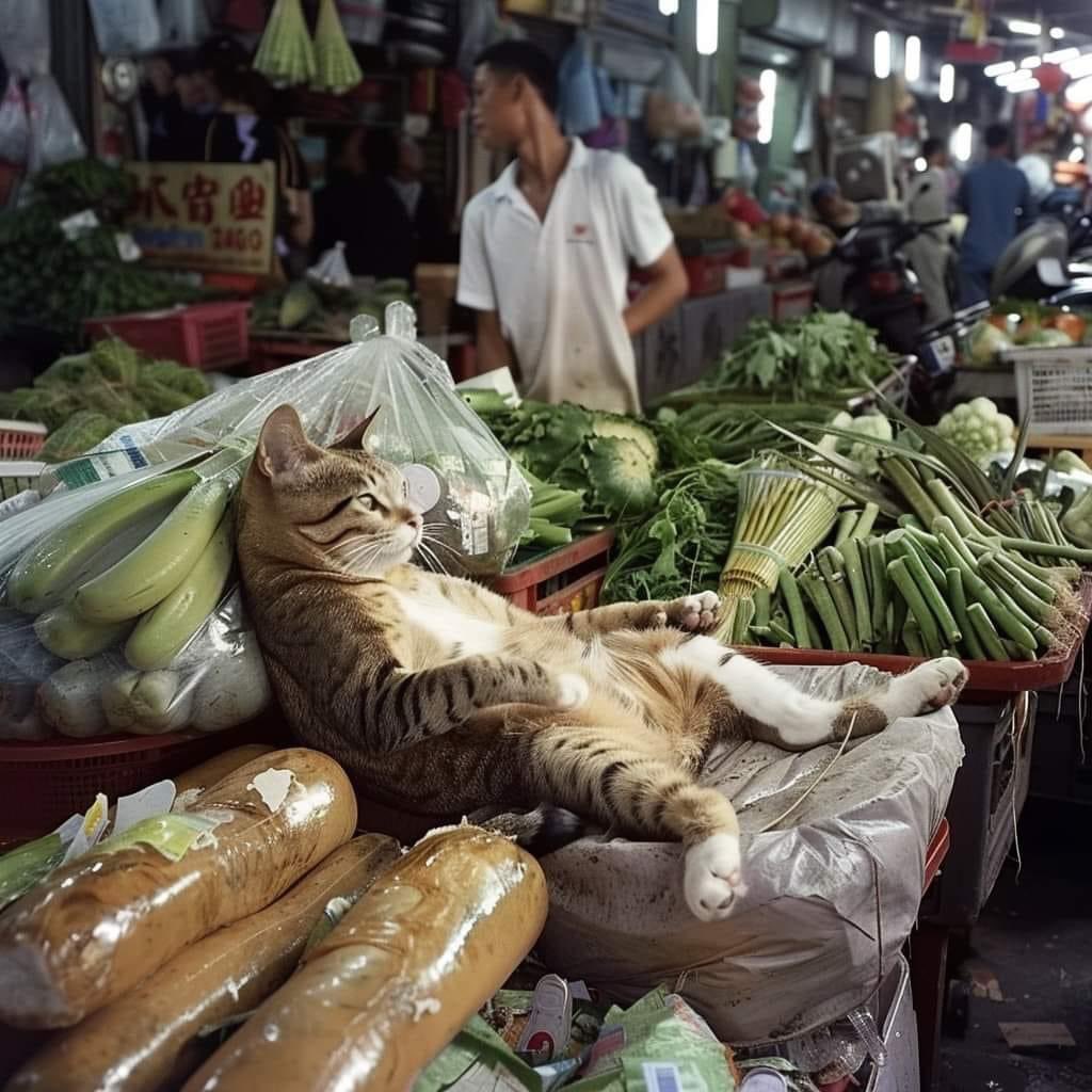 ABookCastle's tweet image. ซื้อผักมั้ย แถมฟรีจกพุง 🤣