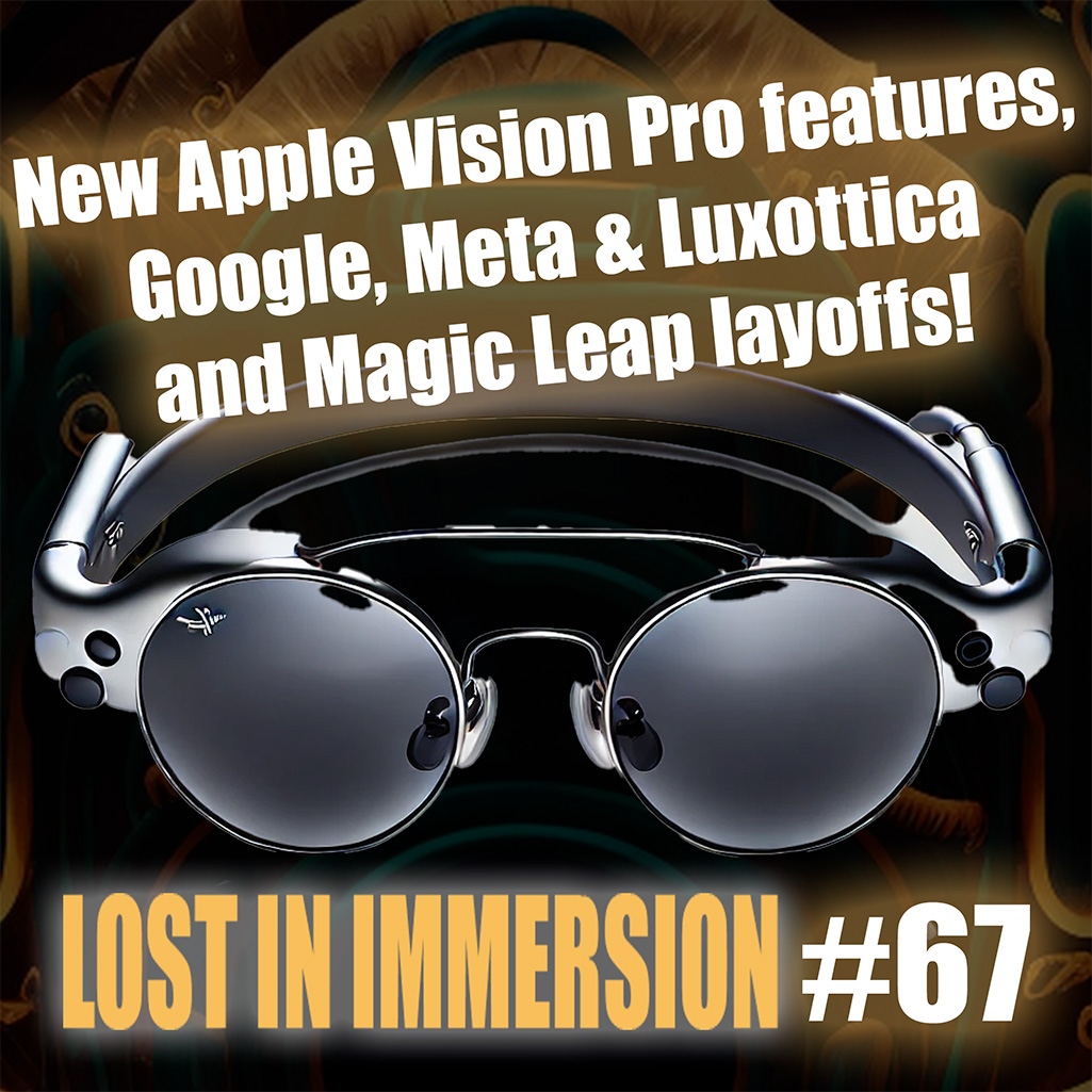 Lost In Immersion Ep. #67 👇
🔮 Magic Leap Layoffs,
🥽 BOE 8K new Headset,
👁️ Apple Vision Pro Object Tracking,
🌆 Large Scale Gaussian Splatting,
🕶️ and Meta, Google, and Luxottica competition!
👉 bit.ly/3Stc5ir
 #MagicLeap #AppleVisionPro #GaussianSplatting