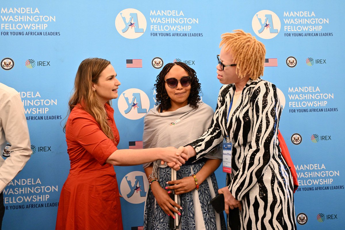 WashFellowship's tweet photo. Day Two of the Summit is complete! #YALI2024 #MandelaFellows engaged in fantastic discussions and networking through today’s Policy Panel Briefings, Partnership Expo, and Networking reception. @ECAatState https://t.co/xR2d0nzhFl