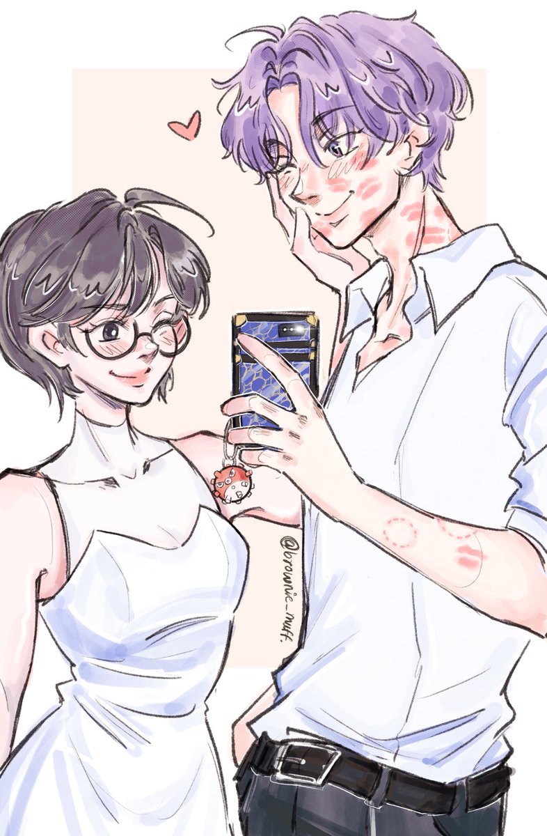 I drew myself with bby fish Rafayel 🤭🤭💜💜
Being and artist is fun I got to draw myself with my babies hubbies 🐙🫶🏻
.
.
.
.
.
Tags : #LoveandDeepspace #Rafayel #rafayelfanart