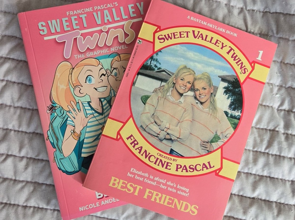 So heartbroken to learn of Francine Pascal's passing, and so grateful to have gotten to relive the joy of Sweet Valley as an adult while she was here to share in that delight. Her memory will always be sweet.