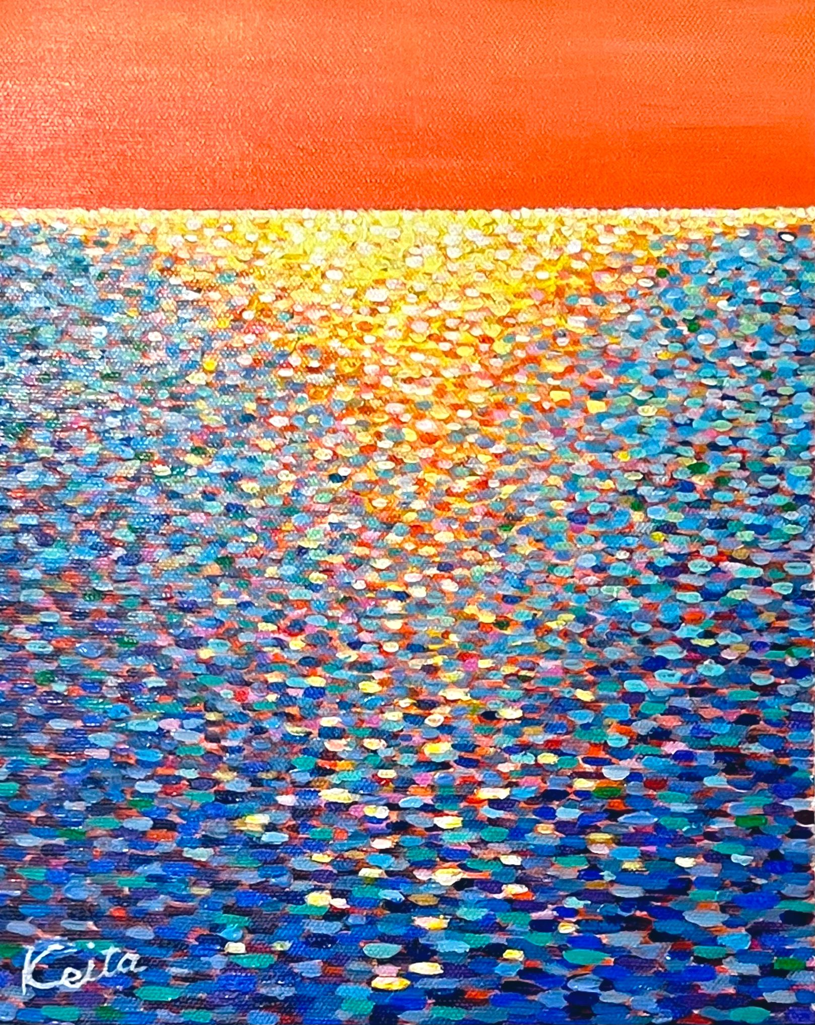 大人気の 風景画 F3 Christmas⑥】アクリル画 細う 絵画 - 絵画 大人気の 風景画 F3 Christmas⑥】アクリル画 細う 絵画 - 絵画
