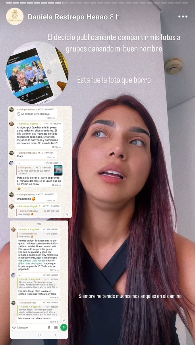 dianaroblez22's tweet photo. Daniela Restrepo ex Capitana Nacional del Mar denuncia que fue víctima de acoso y discriminación por parte de dos funcionarios de la alcaldía. Que la Alcaldía distrital tome medidas disciplinarias ante este suceso vergonzoso que empaña la imagen de una entidad distrital. https://t.co/6IAkSA9PWL