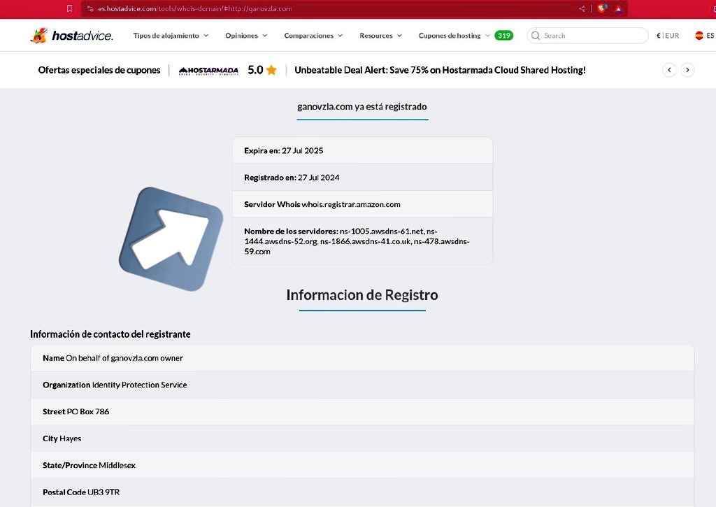 ¡ATENCIÓN! 🚨

¡Los dominios que María Corina está usando para anunciar los supuestos resultados electorales (desde servidores en Estados Unidos), fueron creados un día antes de las elecciones!

¿Tenían todo preparado? 
¿Por eso nunca quisieron firmar el reconocimiento del CNE?