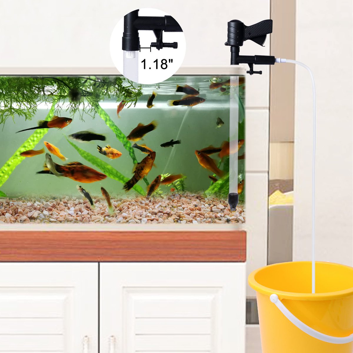 CrazySalesAus's tweet image. 3 in 1 Fish Tank Vacuum Cleaner Tool Quick Siphon Water Changer with Air-Pressing Button for Filtering Changing Aquarium Water Cleaning Sand Now: $19.99 
bit.ly/3ygCKbi
#fishtank #vacuumcleaner #siphoning #waterchanger #aquarium