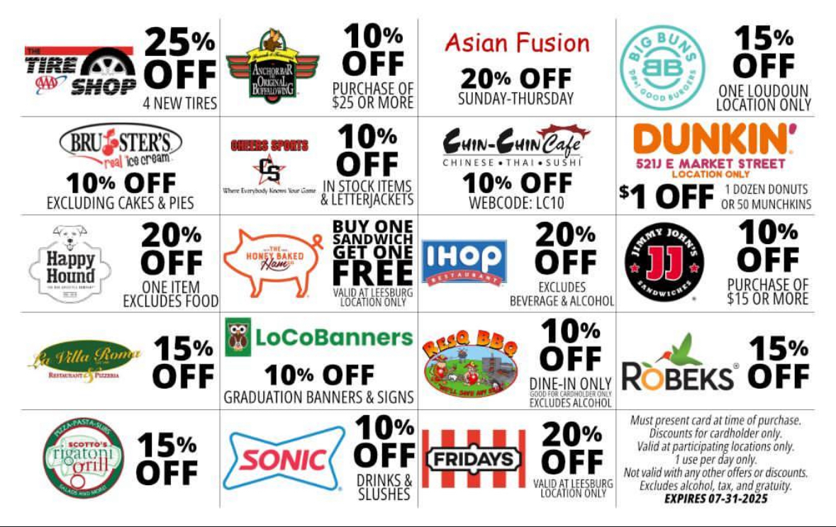Get your 2024-2025 Heritage Pride Discount Card! For only $20, get deals and discounts from over 32 businesses! Link in our bio to purchase. Be sure to select a team and an athlete when purchasing!