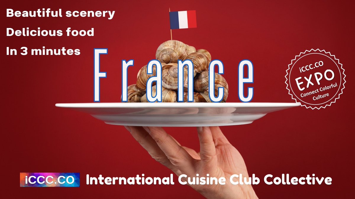 iccc_co's tweet photo. French Cuisine - #France #food Beautiful scenery and delicious food in 3 minutes. https://t.co/QuWBpc2Qyn https://t.co/wpRRS0G6Bn