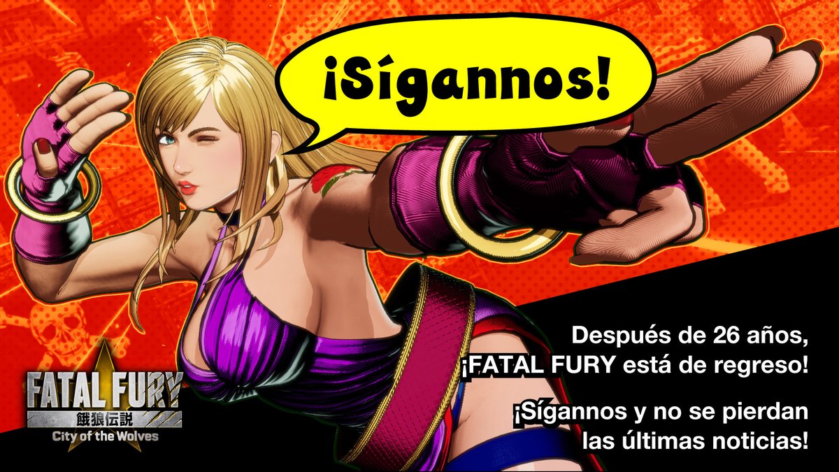 SNK GLOBAL (@snkpofficial) on Twitter photo ¡Después de 26 años, #FatalFury está de vuelta!
Prepárate para FATAL FURY: City of the Wolves, ¡que llegará a inicios de 2025!
🐺 Ve a toda máquina con el nuevo sistema REV
🎮 Disponible para PS5, PS4, Xbox, Steam, EGS
✨ ¡Agrégalo a tu lista de deseos!
¡Sigue a <a href="/SNKPofficial/">SNK GLOBAL</a> ¡Después de 26 años, #FatalFury está de vuelta!
Prepárate para FATAL FURY: City of the Wolves, ¡que llegará a inicios de 2025!
🐺 Ve a toda máquina con el nuevo sistema REV
🎮 Disponible para PS5, PS4, Xbox, Steam, EGS
✨ ¡Agrégalo a tu lista de deseos!
¡Sigue a <a href="/SNKPofficial/">SNK GLOBAL</a>