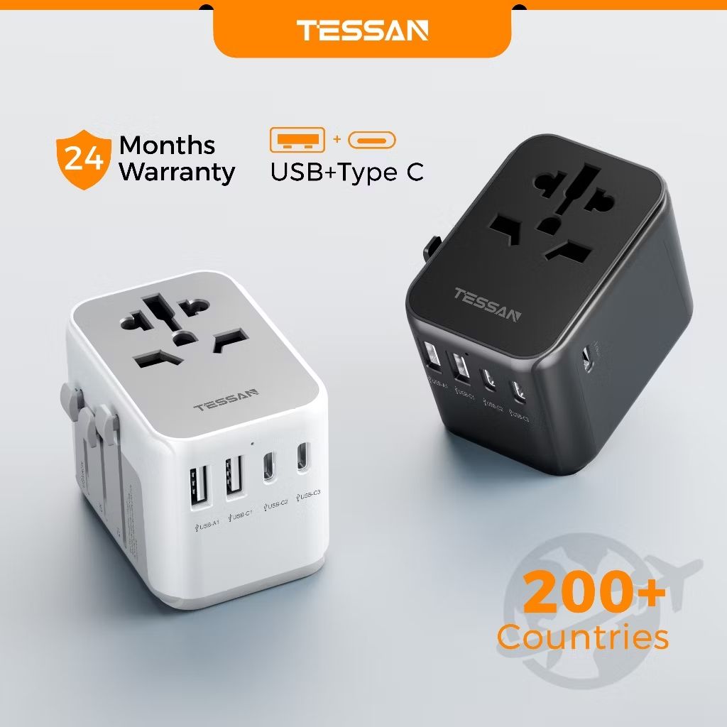 GamerproAnime4's tweet photo. Check out TESSAN Universal Travel Adapter with USB+Type C, International Plug Charger for JP KR ID TH TW AU for $19.99 - $75.99. Get it on Shopee now! https://t.co/VDwqoQjZ0P https://t.co/0uMldHrNx1
