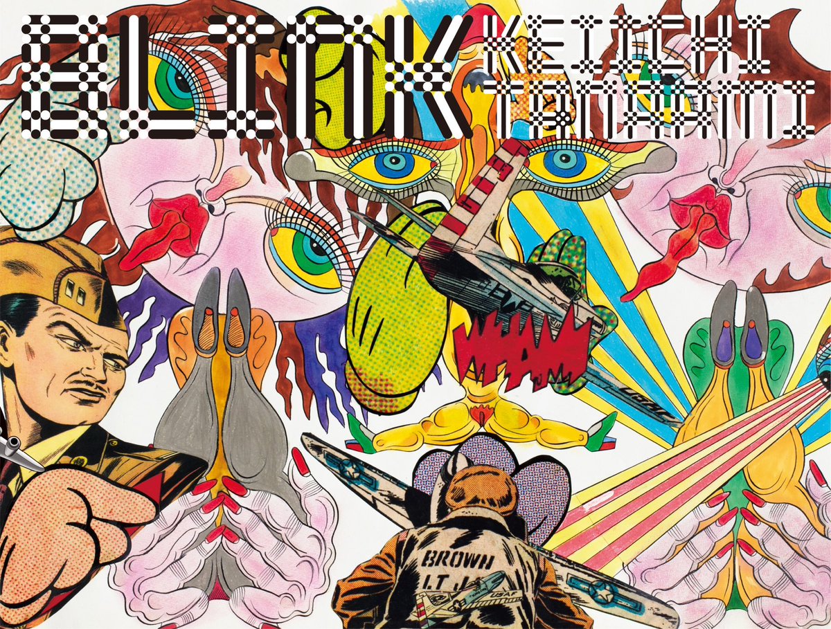 symbol_EQ's tweet photo. 『BLINK』 
田名網敬一氏の原点といっても過言ではない〈ドローイング〉作品を多数収録。今だからこそ改めて問うべき、曖昧模糊とした現代アートの何たるかを探るための道標でもあります。 https://t.co/G8xQovqVsJ