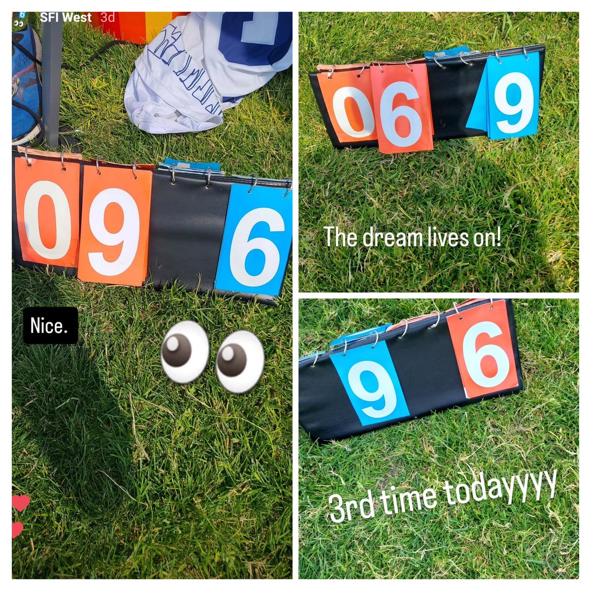 Although SFI East played the favorite sibling card, Grit City went an outstanding 3/3 on 6-9 scores on Saturday #SFIwest #legendsneverdie <a href="/UltiPlanet/">UltiPlanet</a>