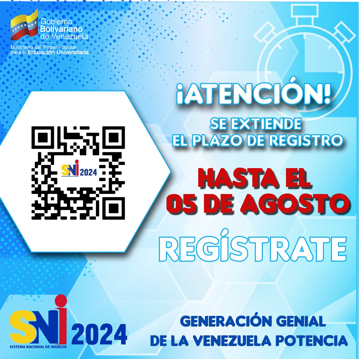 Te invitamos a escanear el código QR, para registrar tus  propósitos académicos.  

!Hasta el #05Agosto es tu oportunidad¡