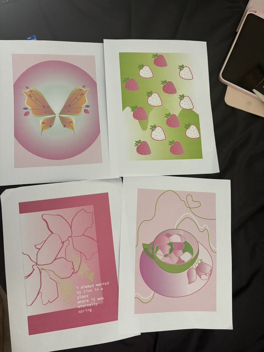 amethxtia's tweet image. i practiced graphic design for the first time and did some winx club inspired wall arts!!!