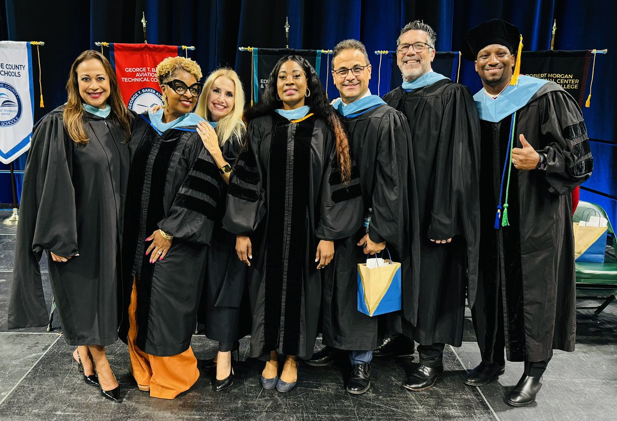 RMTCPirates's tweet photo. The Second CTE Technical College Graduation is in the books! The Magnificent Seven Directors are all the way UP!! Geared and ready for next year! Congratulations to all of the graduates! #YourBestChoiceMDCPS #OPCTE https://t.co/nfhUcjhID0