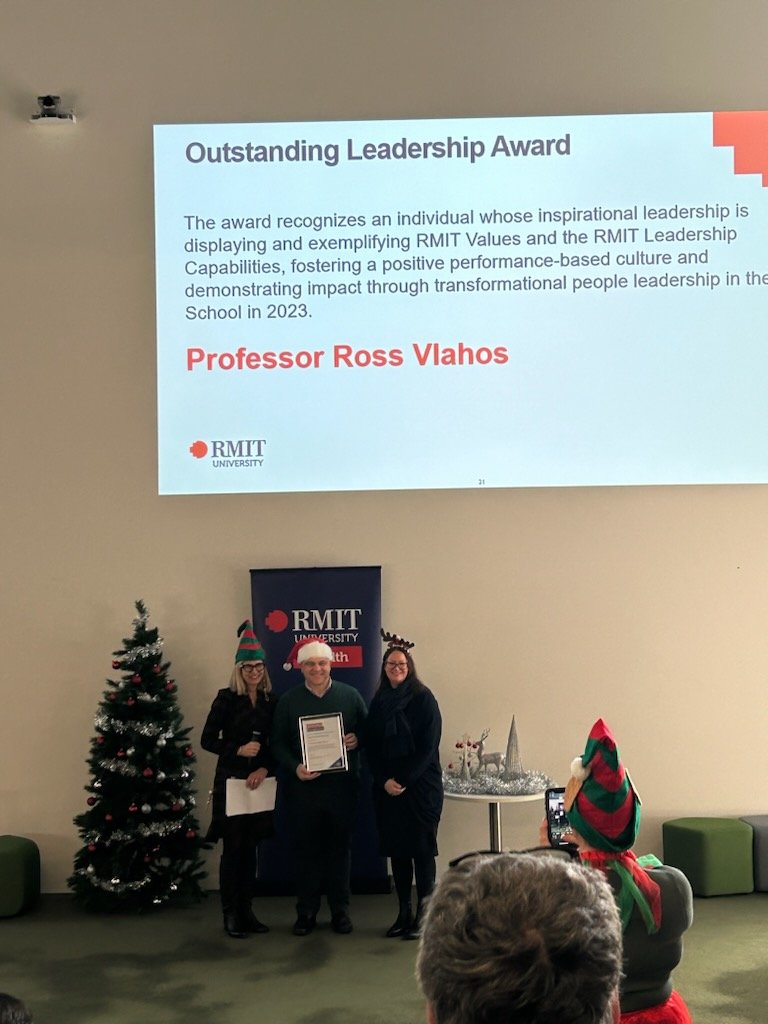 Big congratulations to <a href="/RMIT_CRSH/">Centre for Respiratory Science and Health</a> Theme Leaders, <a href="/noxbiology/">Prof Stavros Selemidis</a> and <a href="/RRG_Vlahos/">ROSS VLAHOS</a>, for being recognised for their outstanding impact in research and inspirational leadership, respectively.