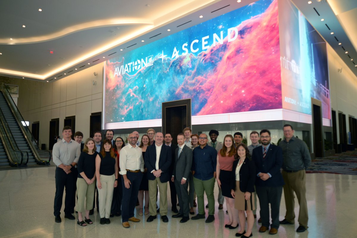 We're having a great time <a href="/aiaa/">AIAA</a> #Aviation #ASCENDspace this week!  If you see us in the halls, please 👋!