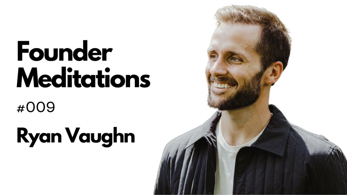 Weiting (@weitingliu) on Twitter photo I first met Ryan Vaughn <a href="/RyanHVaughn/">Ryan Vaughn</a> at a CEO roundtable a few years ago.
I was awestruck by his authenticity and his unique blend of spirituality and entrepreneurship.
Today I'm honoured to have Ryan as the latest guest of the Founder Meditations podcast.
Ryan shares his I first met Ryan Vaughn <a href="/RyanHVaughn/">Ryan Vaughn</a> at a CEO roundtable a few years ago.
I was awestruck by his authenticity and his unique blend of spirituality and entrepreneurship.
Today I'm honoured to have Ryan as the latest guest of the Founder Meditations podcast.
Ryan shares his