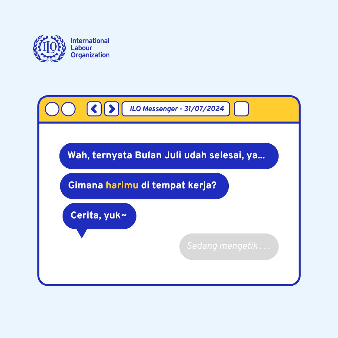 IndonesiaILO's tweet image. Ketika kita pergi bekerja, kita berharap mendapatkan penghasilan💰yang cukup untuk dapat memiliki kehidupan yang baik, merasa aman, dan diperlakukan dengan #setara 🤝🏻

Dengan kata lain, kita mengharapkan kondisi #KerjaLayak🙌

Yuk, ceritakan bagaimana harimu di tempat kerja!🤩