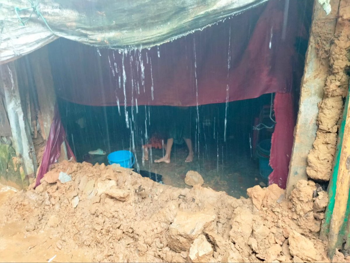 Rohingya refugees face a lot of challenges during the monsoon season and survival becomes extremely difficult when it rains heavily, as it damages shelters and causes floods and landslides, Rohingya refugees are now battling climate change in the most densely populated areas,