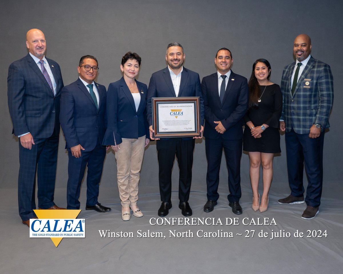 La Academia de Formación y Profesionalización Policial del Municipio de Puebla de la <a href="/SSC_Pue/">SSC Puebla</a> a cargo de la Secretaria <a href="/CruzGConsuelo/">María del Consuelo Cruz Galindo</a> obtuvo su 2.ª #Acreditación <a href="/CALEA_org/">CALEA</a> en el marco de la #CALEASummerConference, felicidades al Alcalde <a href="/adandominguez/">Adán Domínguez Sánchez</a> y al Director <a href="/MemoAlmazan/">Memo Almazán</a>