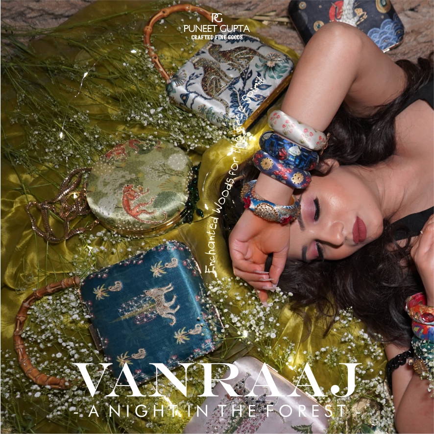 ~ ROAR WITH STYLE ~
PG VANRAAJ collection is a tribute to the untamed beauty of wildlife. Carry your wild spirit with pride and embrace your stylish side with PG VANRAAJ collection. DM for orders.

#luxurybags #luxurygifts #luxurygifting #giftsindia #womenbags #clutches #rakhi