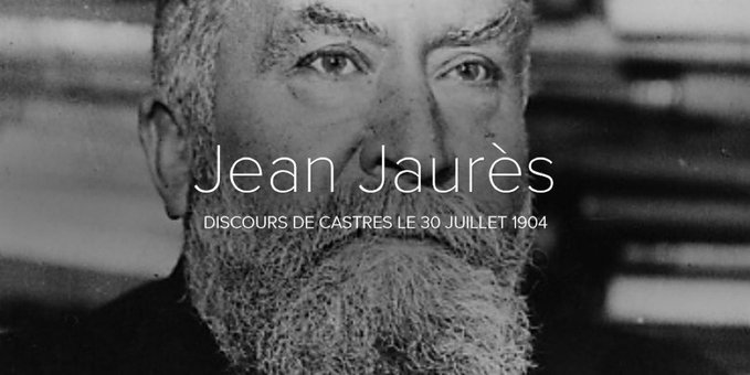 Jean Jaurès assassiné le 31 juillet 1914 
"Ouvriers de cette cité, ouvriers de la France républicaine, vous ne préparerez l’avenir, vous n’affranchirez votre classe que par l’école laïque, par l’école de la république et de la raison."
L'école de Samuel Paty et Dominique Bernard.