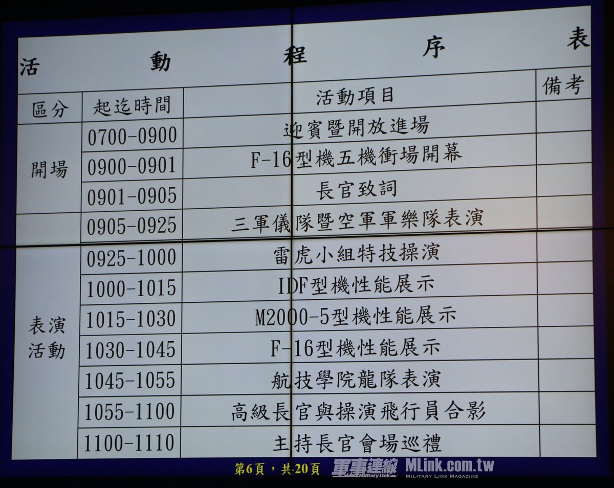 TsenBear's tweet photo. ROCAF 2024 Chia-yi AFB Open house schedule

1405~1415 UH-60M 救護隊戰場搜救(CSAR) Demo !

#ROCAF #Taiwan #Airforce #Airshow
#RCKU  #Chiayi2024 #Openhouse https://t.co/uVUFE9XqTg