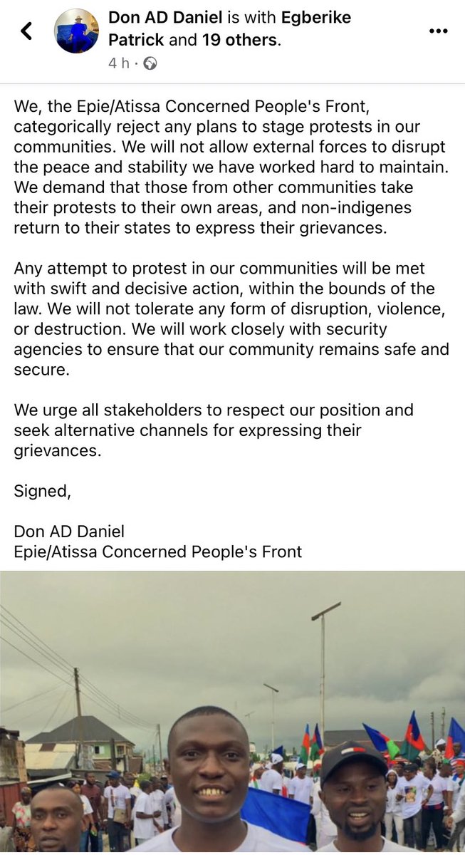 AACYenagoa's tweet photo. August 1st Hardship Protest Is A Most ✊🏿They Cannot Discourage Us✊🏿#ProtectTheProtesters #EndBadGovernance #RevolutionNow  #DaysOfRage https://t.co/ADuiXJDhrs