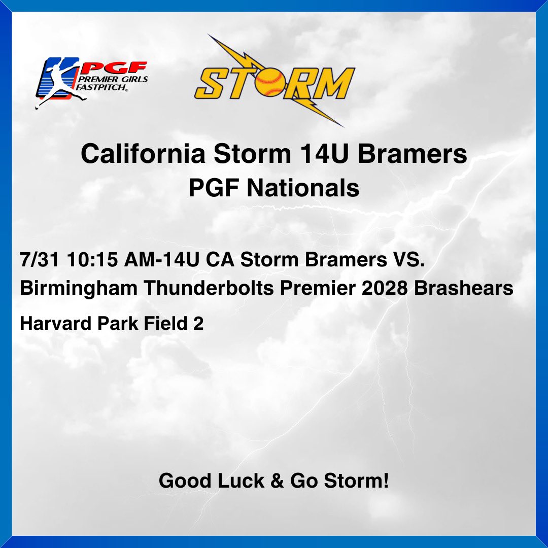 California Storm Fastpitch tweet media