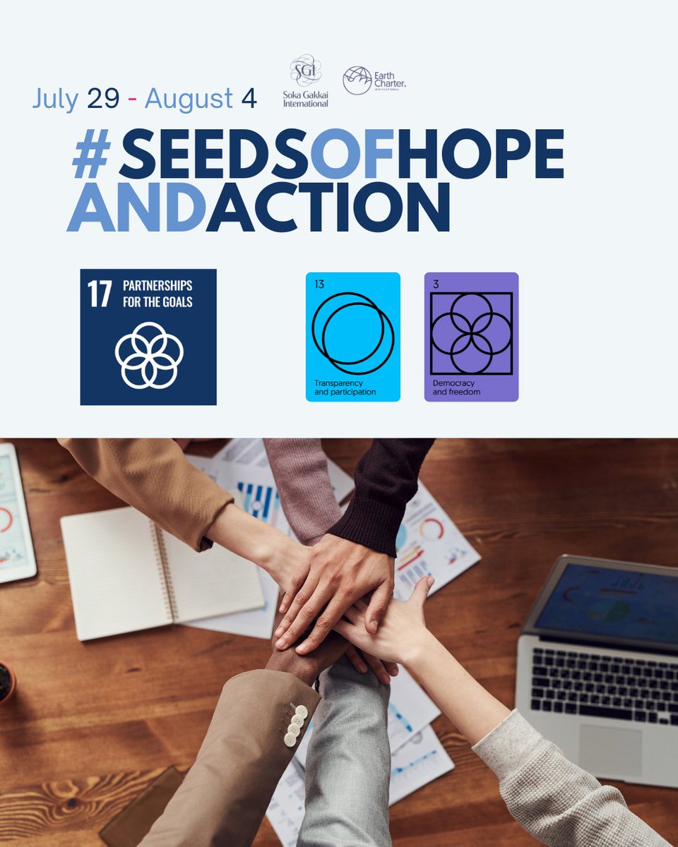 seedsofhopeanda's tweet photo. This week, let's imagine a global partnership working together to achieve the SDGs (SDG 17)🤝
EC Principle 3: Democracy and freedom🕊
EC Principle 13: Transparency and participation🌍
#SeedsofHopeandAction #SDG17 #ECPrinciple3 #ECPrinciple13 #YourCountry https://t.co/uY2acDCkFK