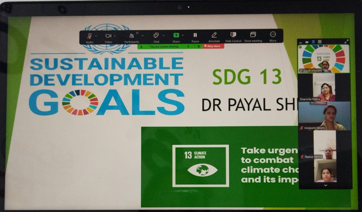 Inspiring minds for a sustainable future! 🌱🌍 INNOCENT HEARTS GROUP hosted #SDG13 Dialogue Session 2 with the incredible Dr. Payal Shewani, Ambassador SDG, UK. We explored how to make a real impact through education and action. Let's build a greener tomorrow together!