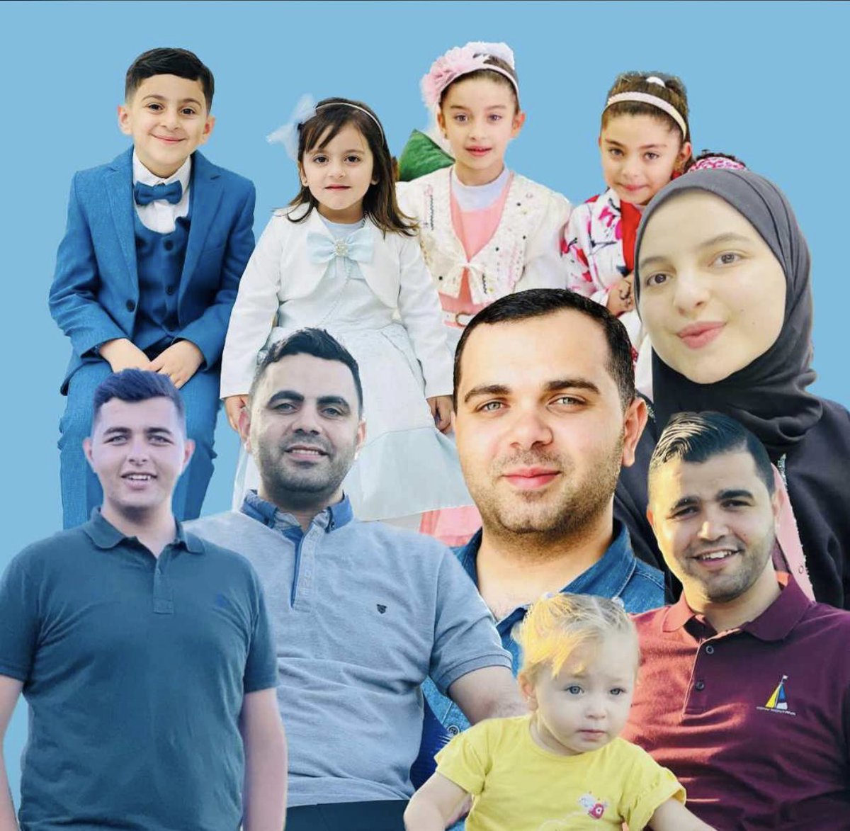 🔴 İsmail Heniyye, artık şehit çocukları ve torunlarıyla beraber.