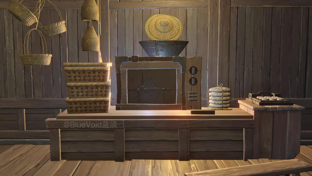 BlueVoid08's tweet photo. Old TV set
#GenshinImpact 
#原神写真部 
#sereniteapot 
#塵歌壺 https://t.co/Fb8nLGaDvZ