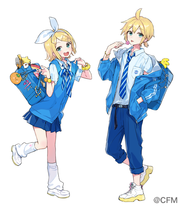 制服コーデのミクたちを描かせていただきました～ 8月13日(火)から