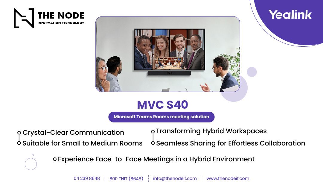 thenodeit's tweet image. The ultimate solution for efficient and productive meetings.Yealink MVC S40-Microsoft Teams.

Contact us at:
Toll-Free: 800-TNIT (800 8648)
📧 info@thenodeit.com
🌐 thenodeit.com

#IT #DigitalInfrastructure #NodeIT #Sophos #EmailSecurity #CyberProtection