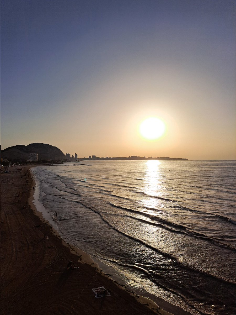 Nice sunrise from our balcony this morning