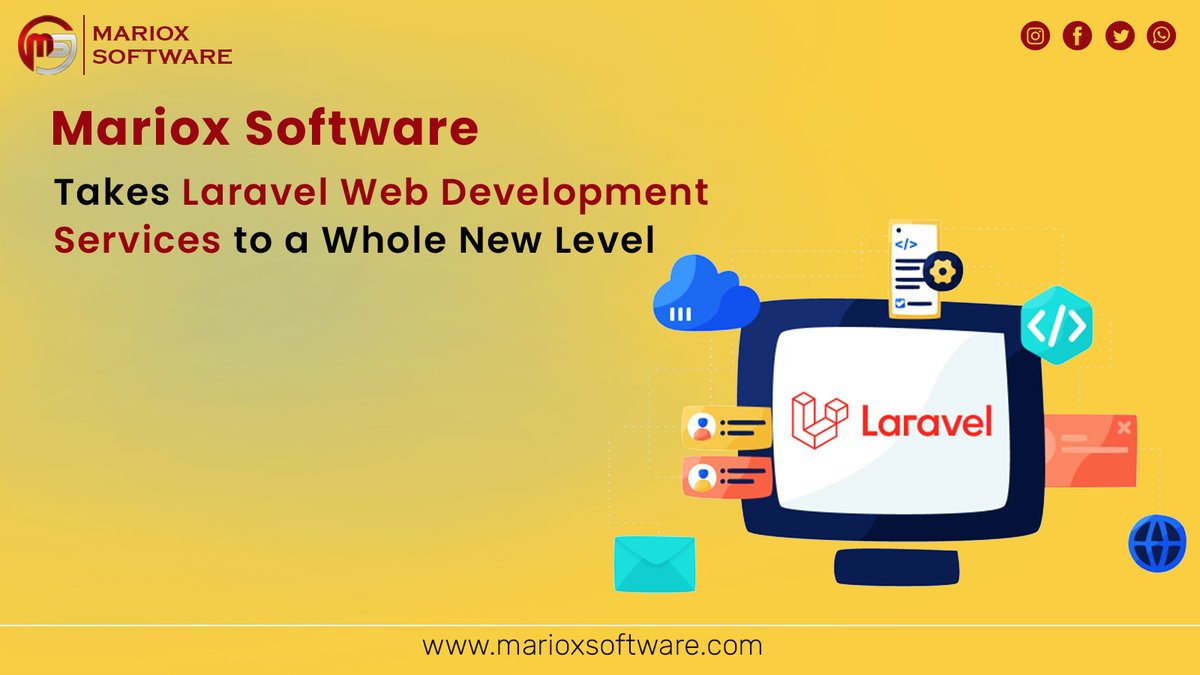 MarioxSoftwares's tweet image. When it comes to Laravel development services, Mariox Software delivers the highest-quality services, following the latest industry standards and hardware tools. Our team helps provide a fast, feature-rich website. #laraveldevelopment #laravelwebdevelopment